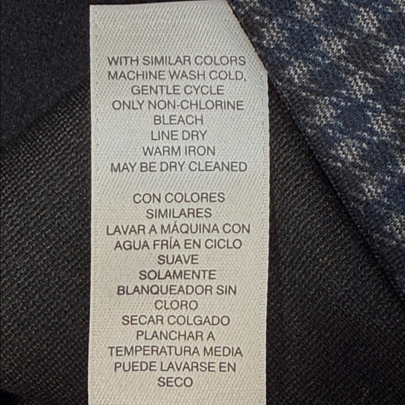 White House Black Market NWT Black Blue Gray Checkered Ponte High Rise Leggings - Picture 10 of 10